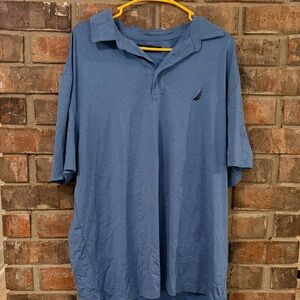 Nautica Men's Classic Blue Polo Shirt
